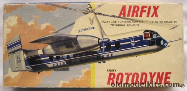 Airfix 1/72 Fairey Rotodyne - Type 2 Logo Issue, 482 plastic model kit